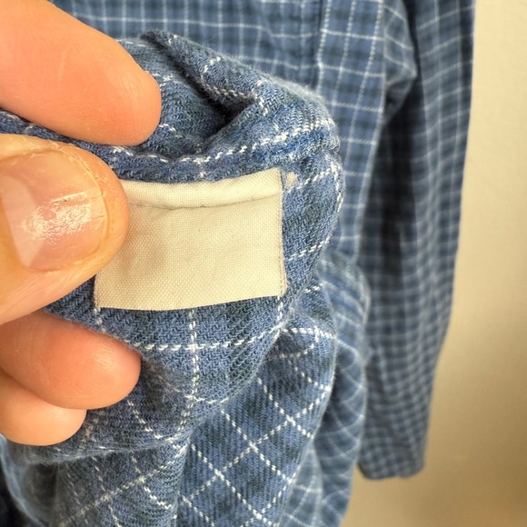 Vtg Upcycled Levi's Flannel by SOJARA – Bruce Springsteen Patch, Plaid, Sz XL - Picture 11 of 14